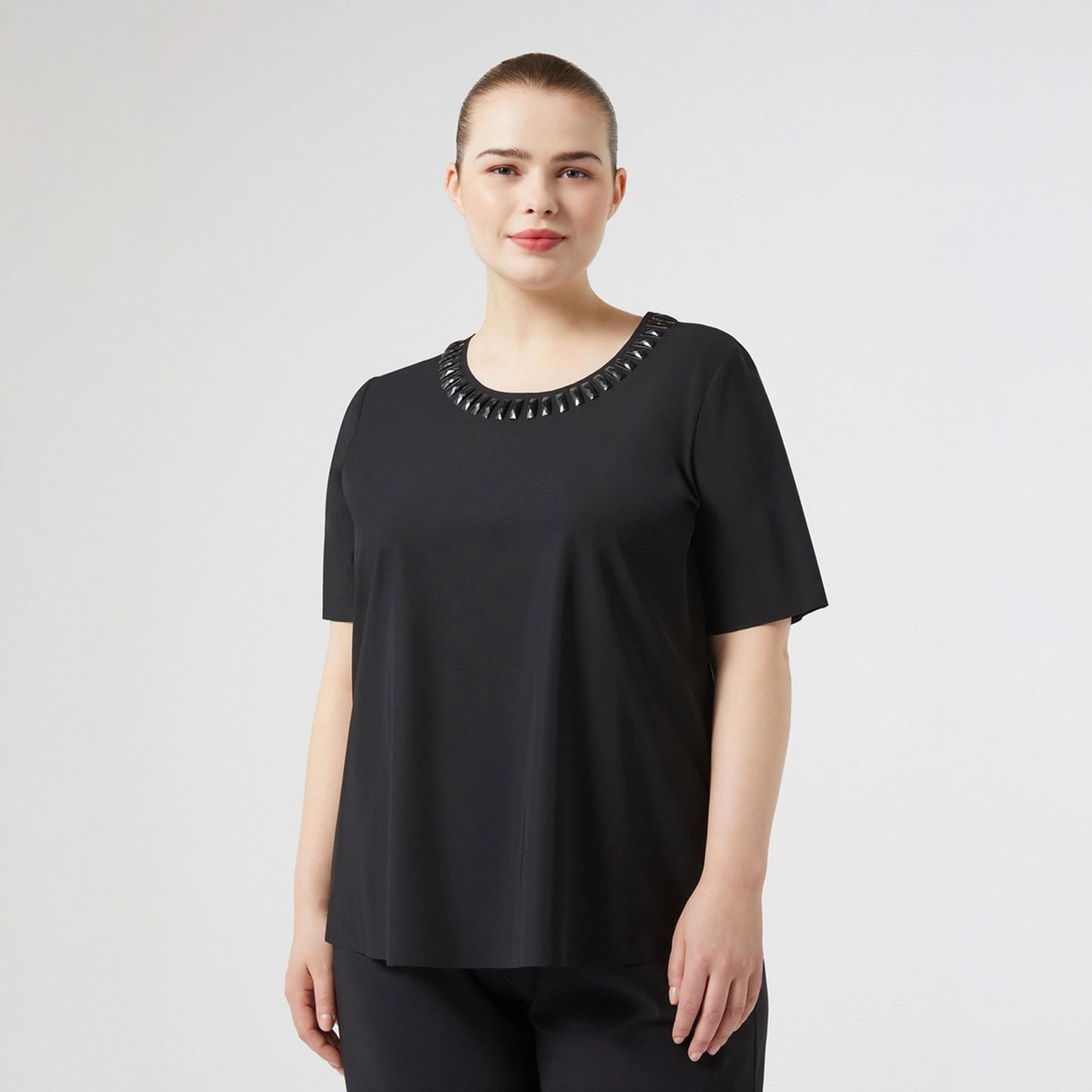 Persona t-shirt nera meringa