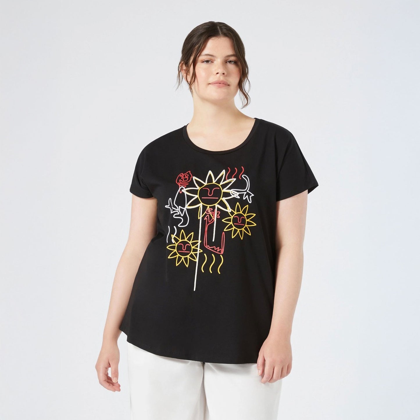 Persona t-shirt nera Glenn