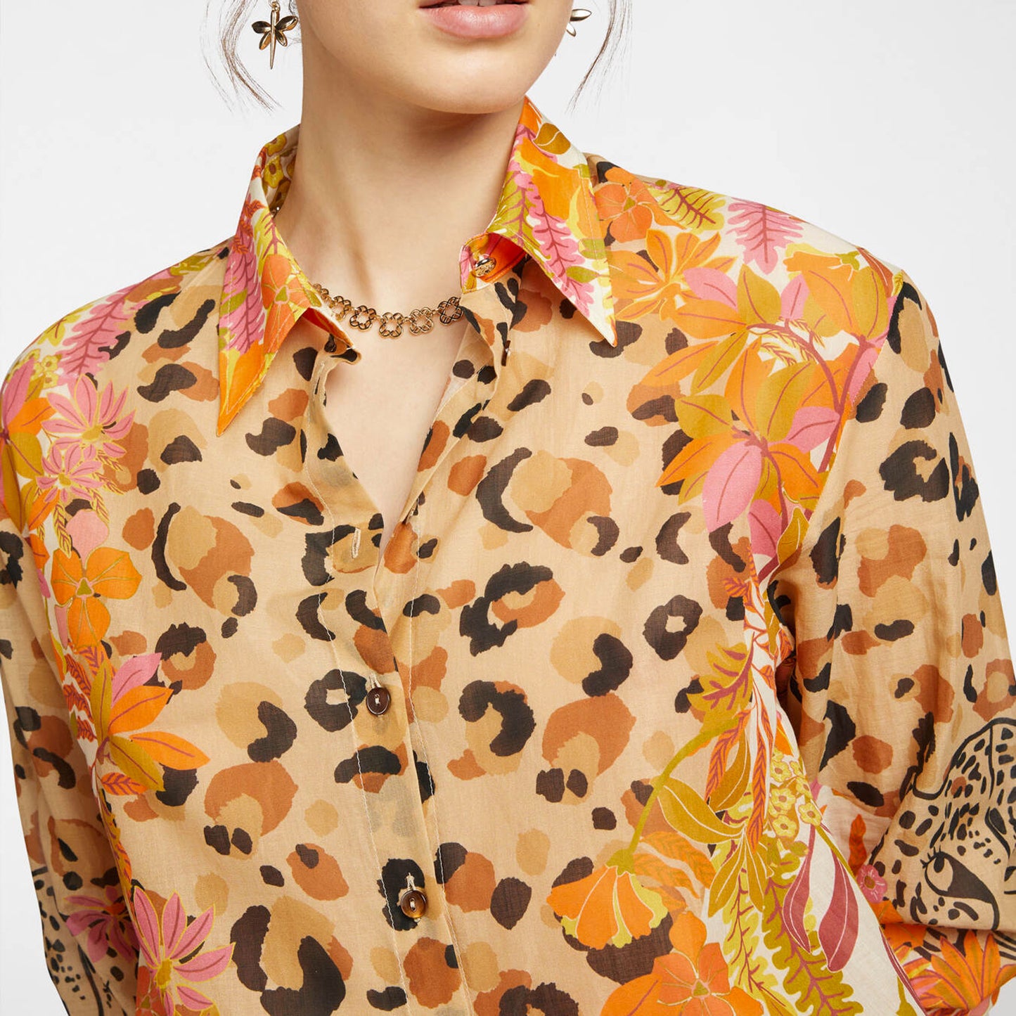Camicia elena mirò 01 arancio 5092p4