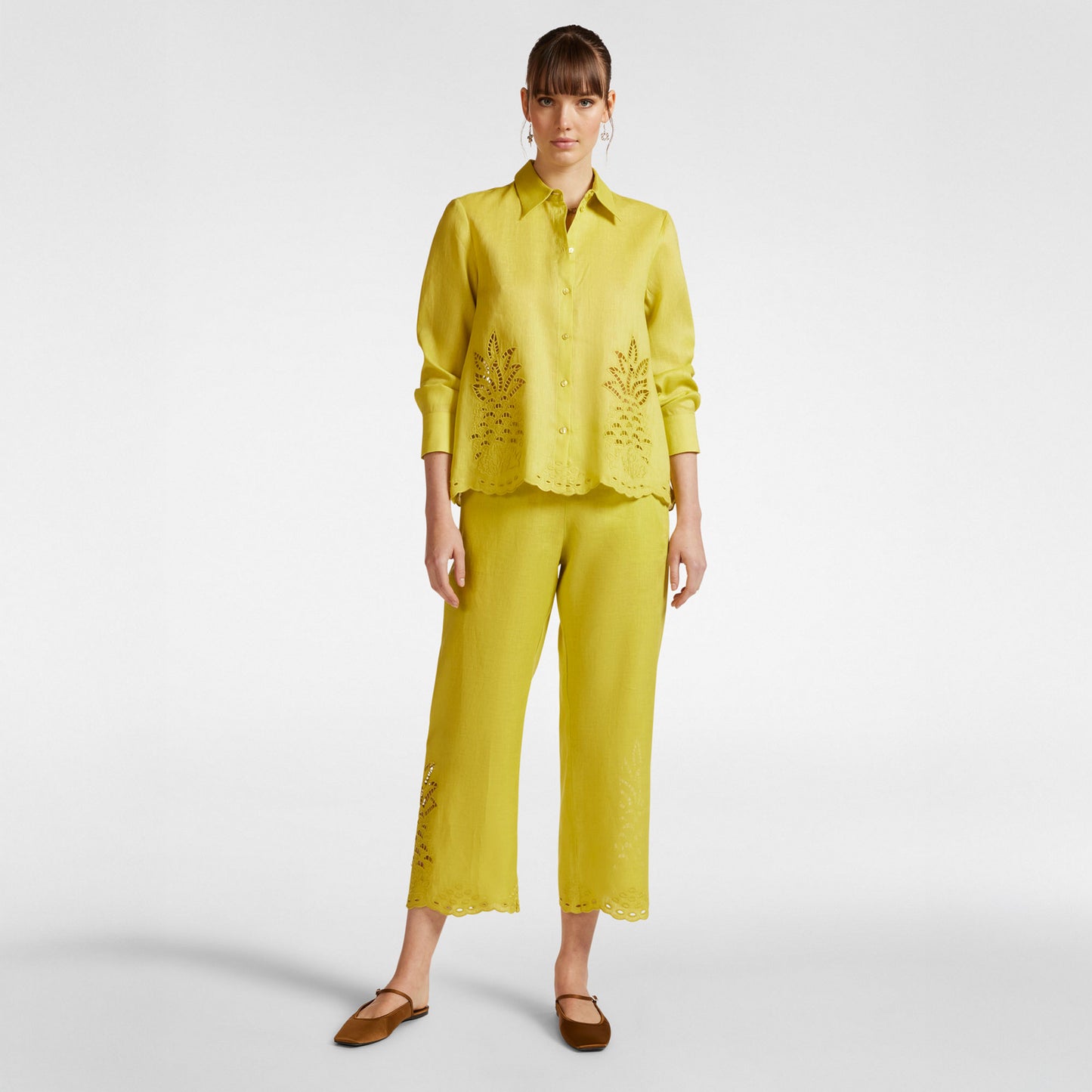 Camicia Elena Mirò lime 5109p0