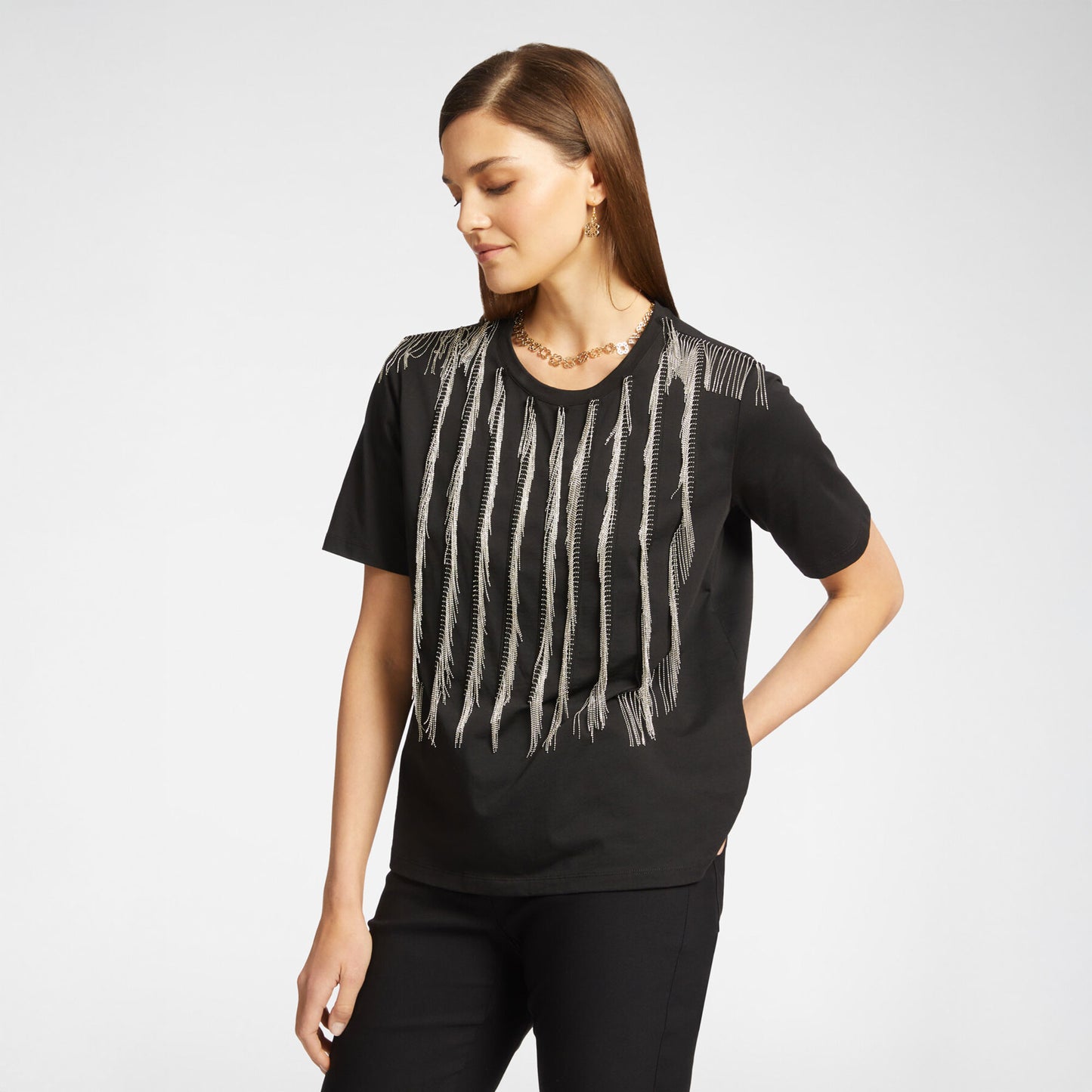 Elena Mirò black T-shirt G177Z5