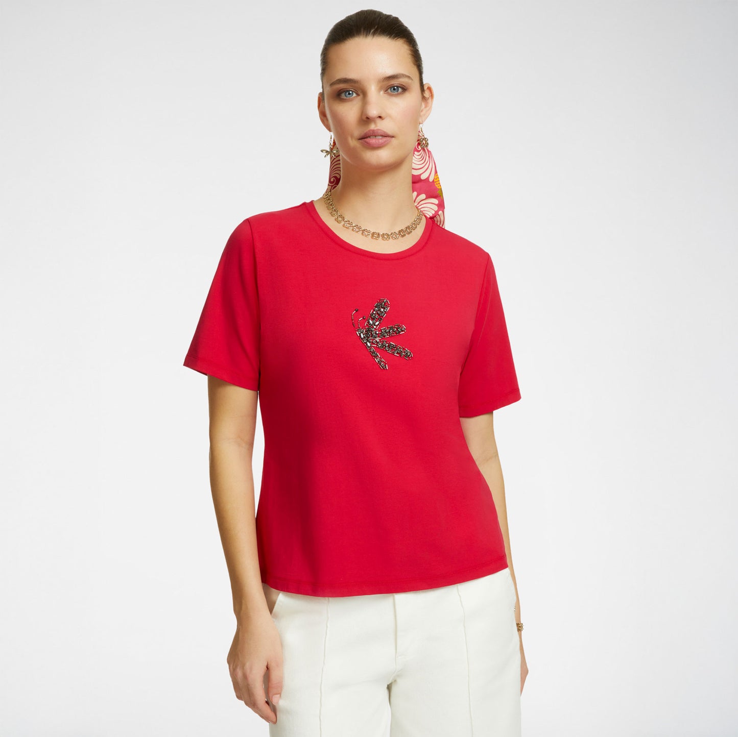 T-shirt elena mirò c6 fucsia g224z1