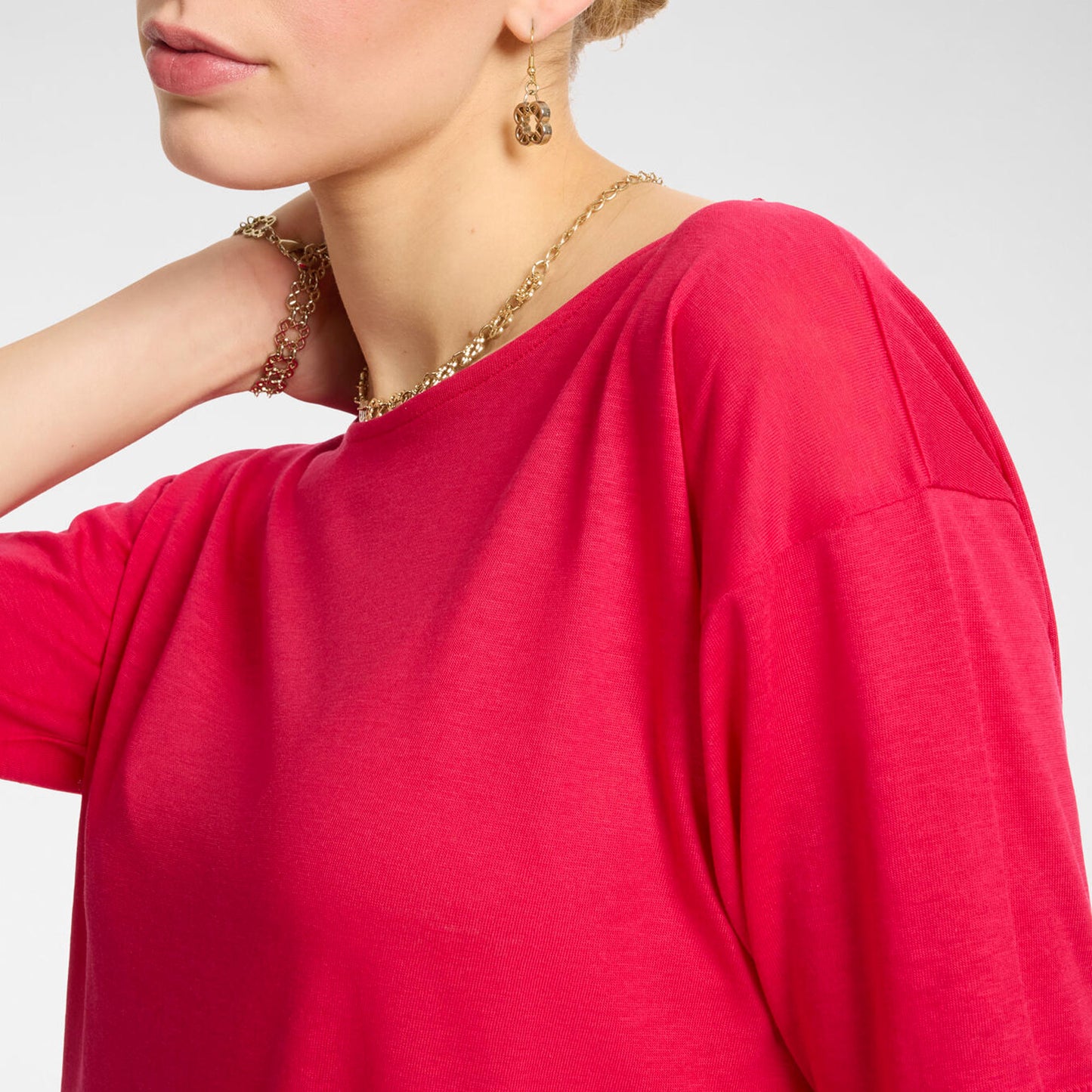 T-shirt elena mirò fucsia g232z0