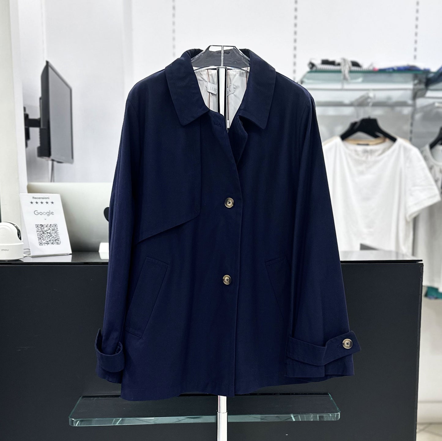 Jacket luisa purple blue f702