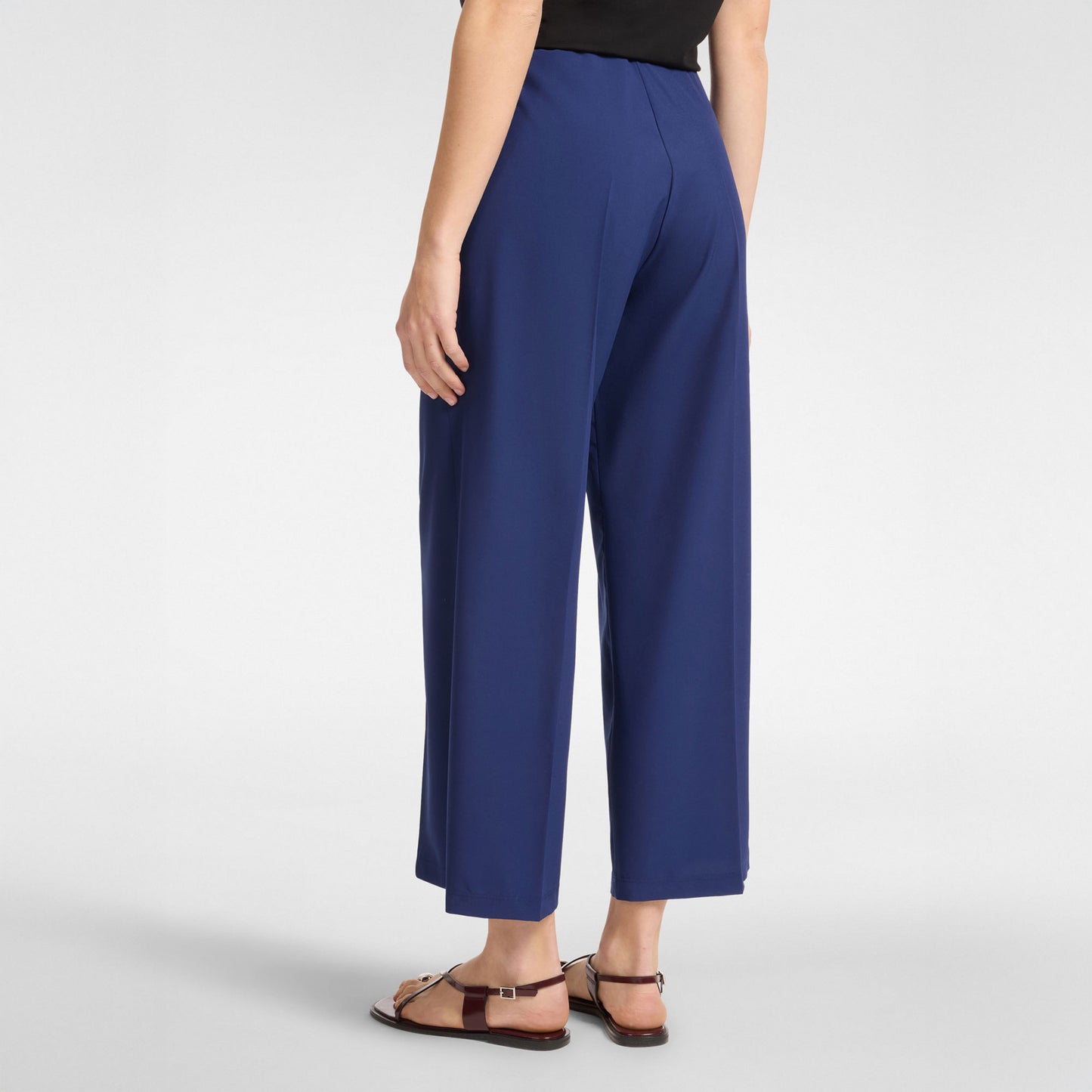 Pantaloni elena mirò bluette scuro p098p0