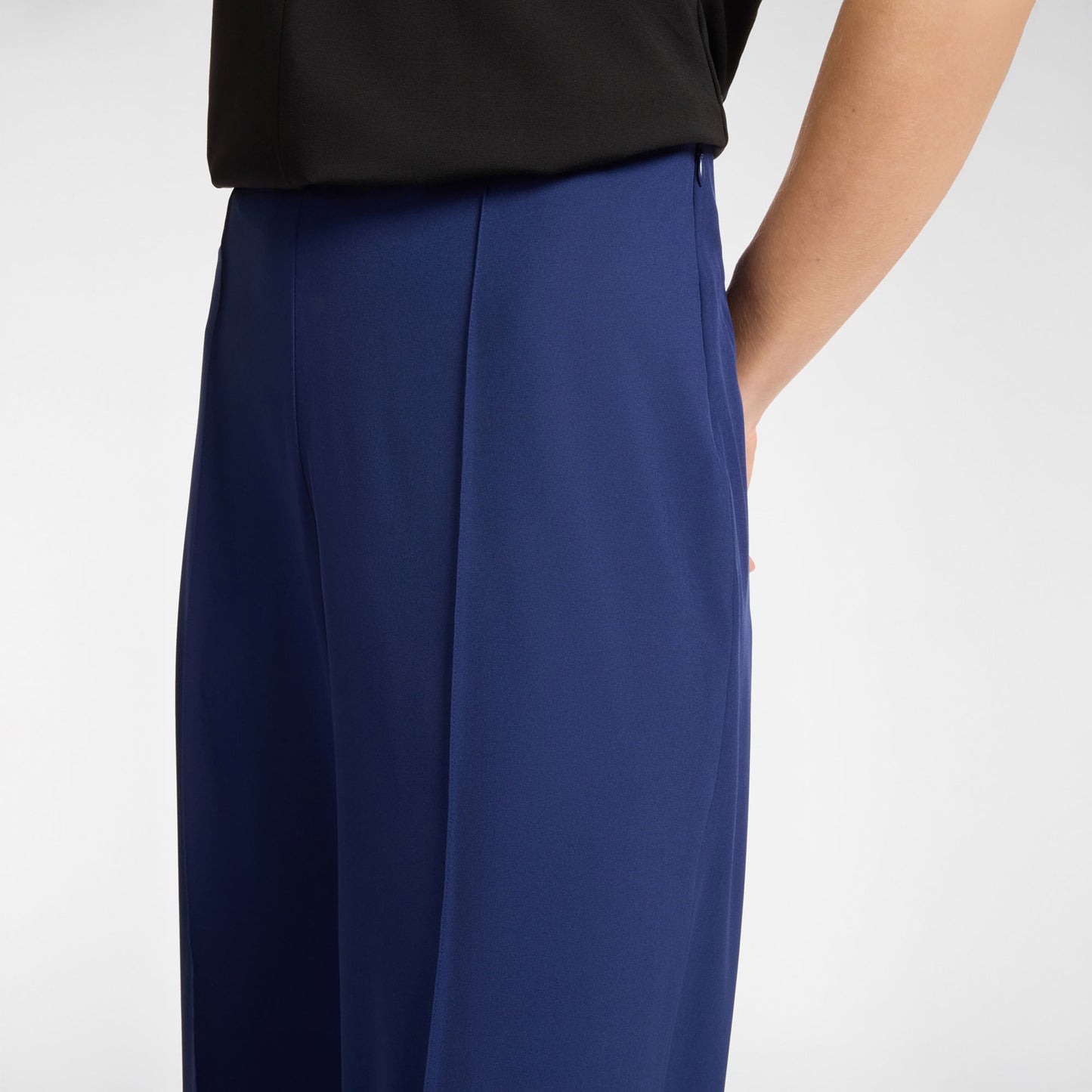 Pantaloni elena mirò bluette scuro p098p0