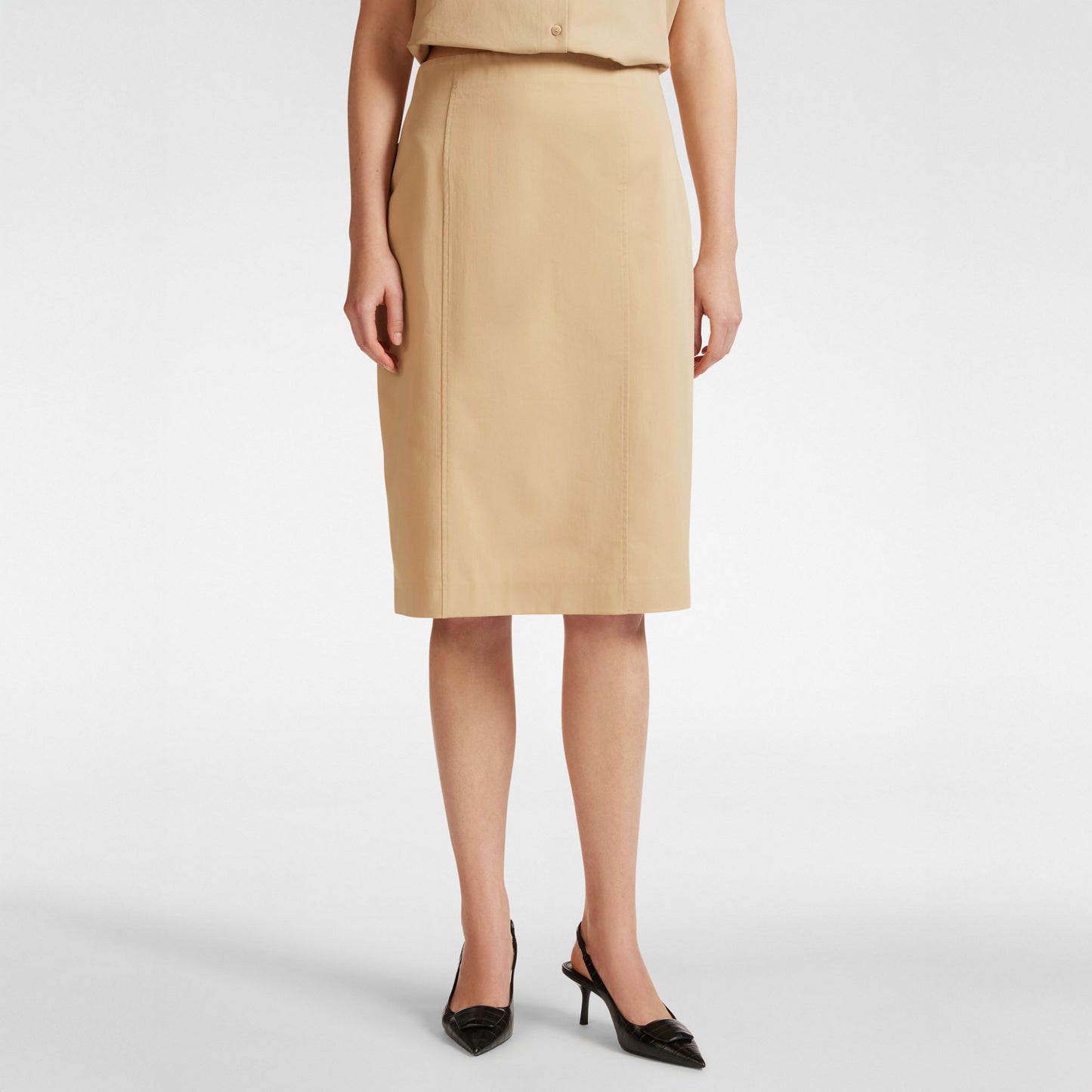 Gonna elena mirò beige 1035p0