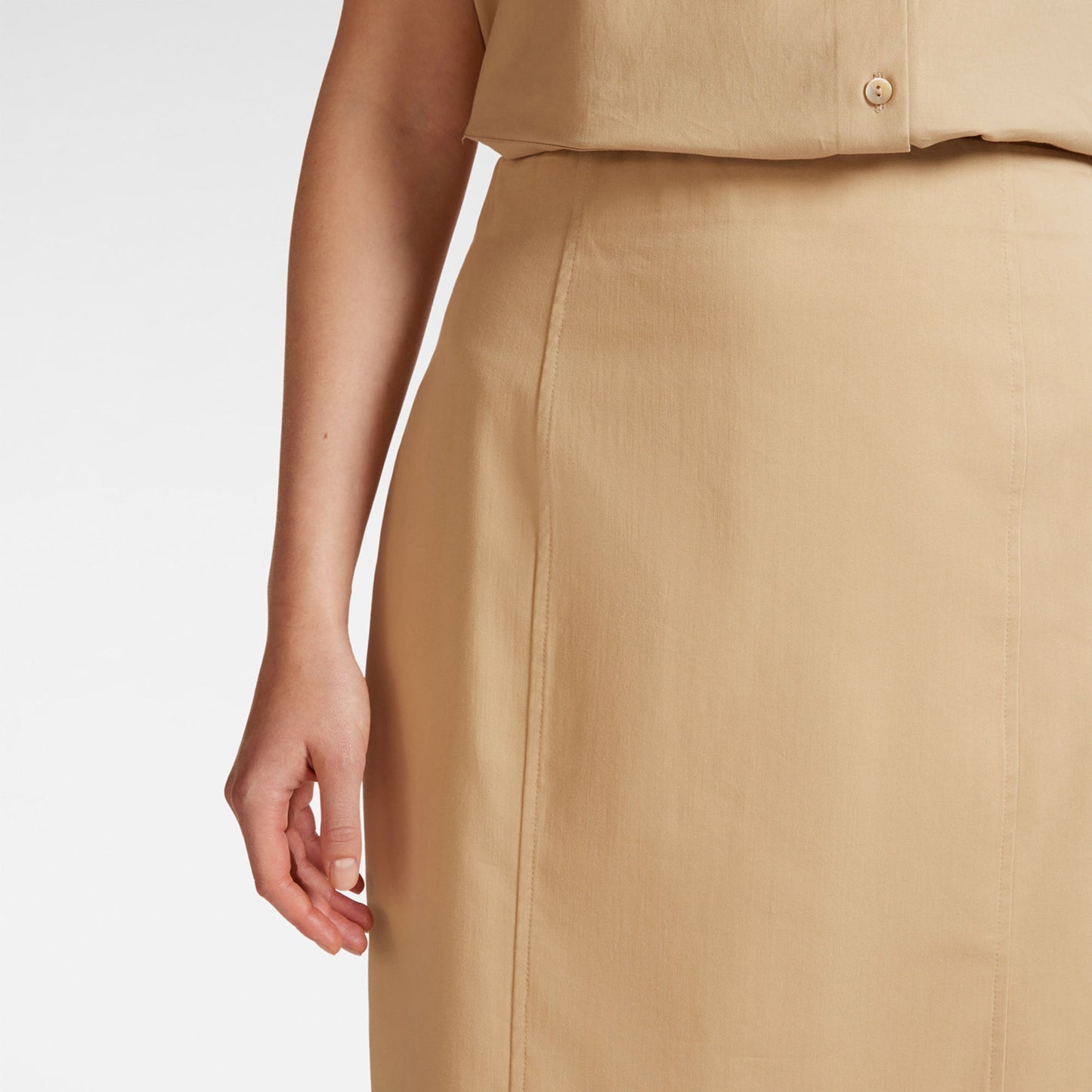 Gonna elena mirò beige 1035p0