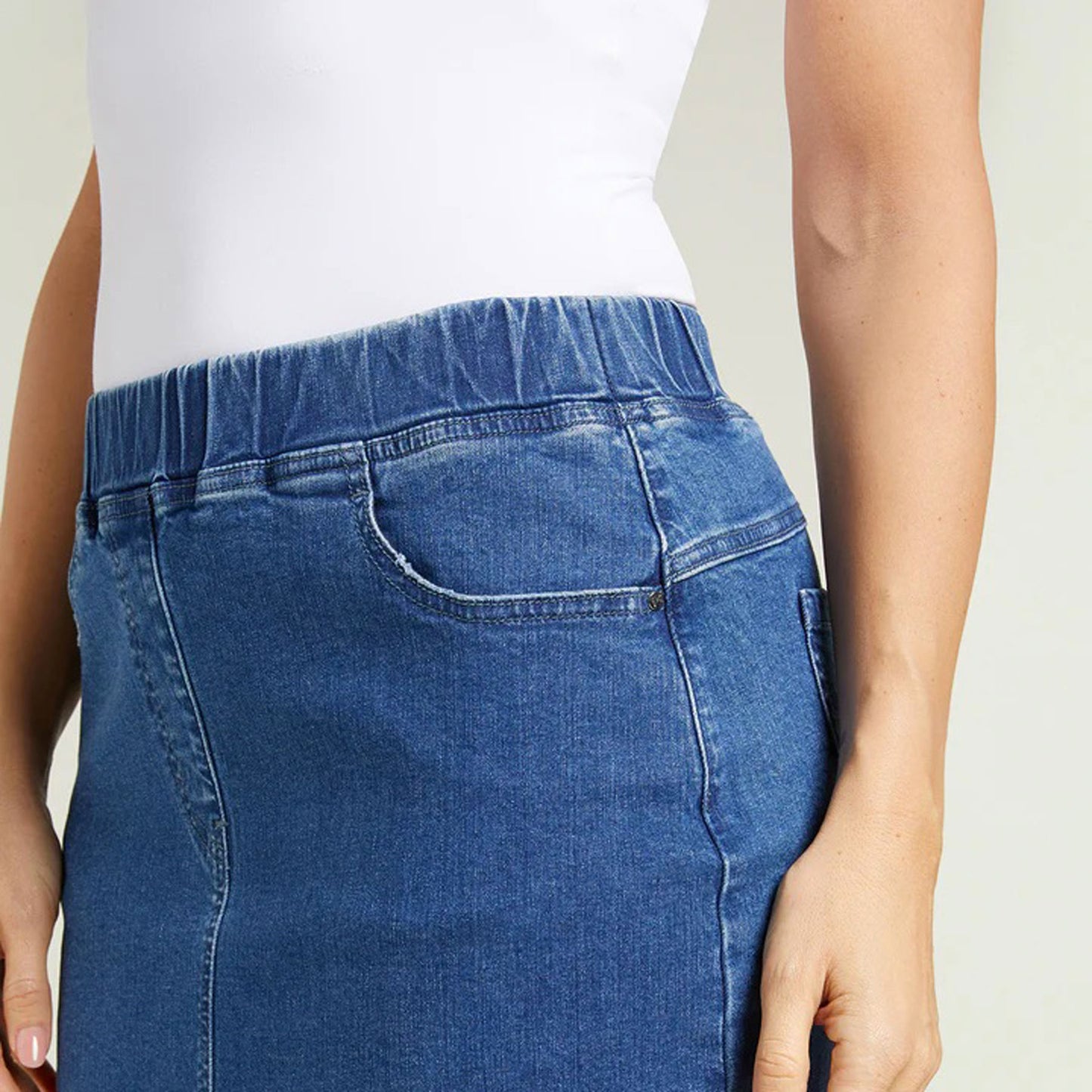 gonna di jeans luisa viola blu 1474f0