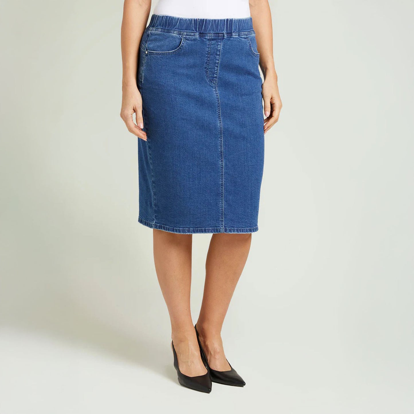 gonna di jeans luisa viola blu 1474f0