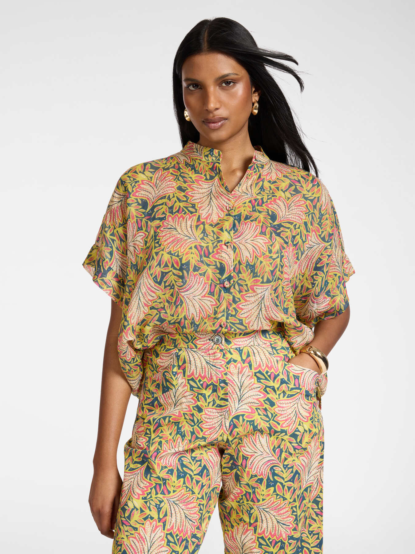 Camicia fantasia Elena Mirò 2009E0-01