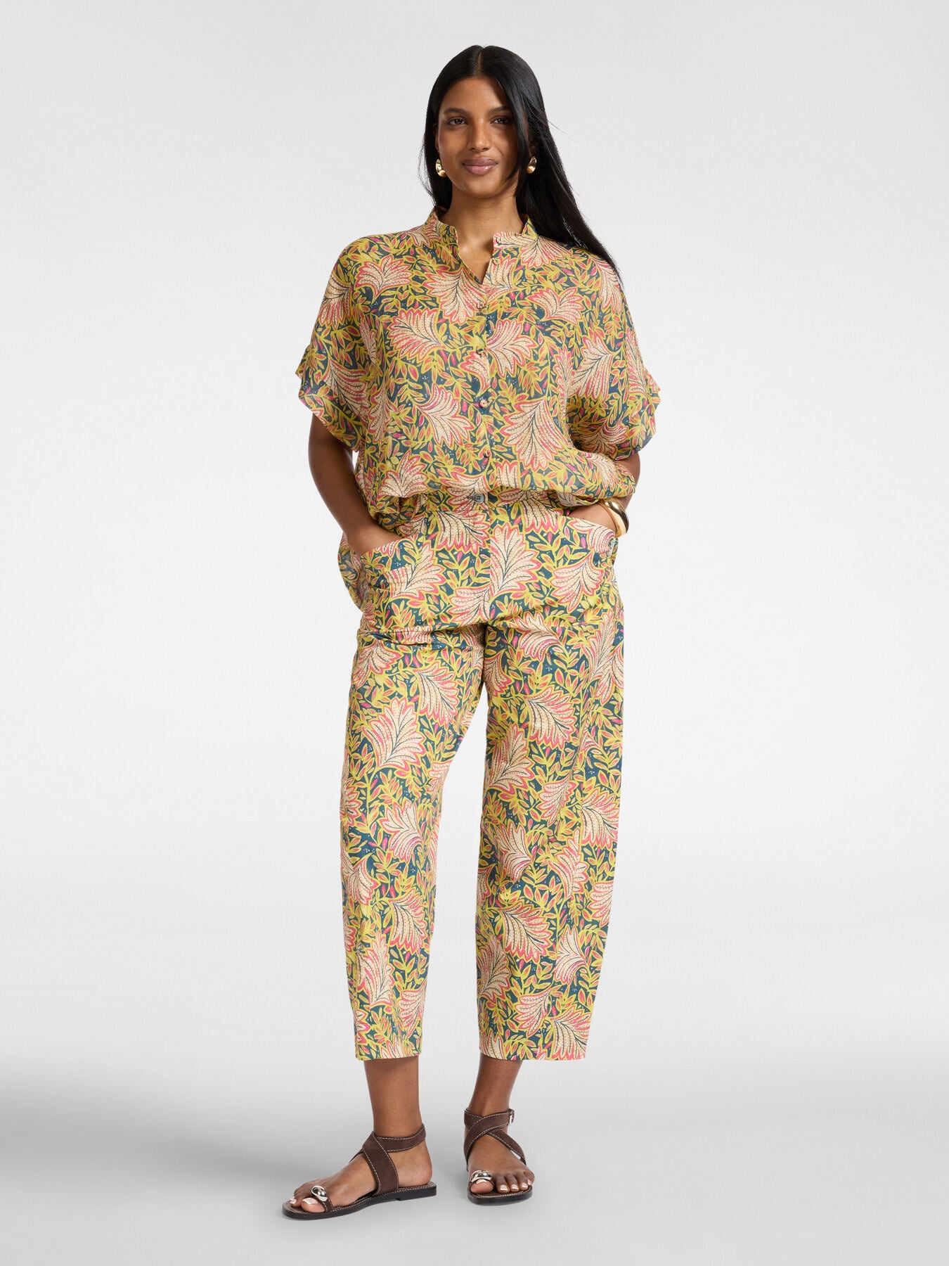 Camicia fantasia Elena Mirò 2009E0-01