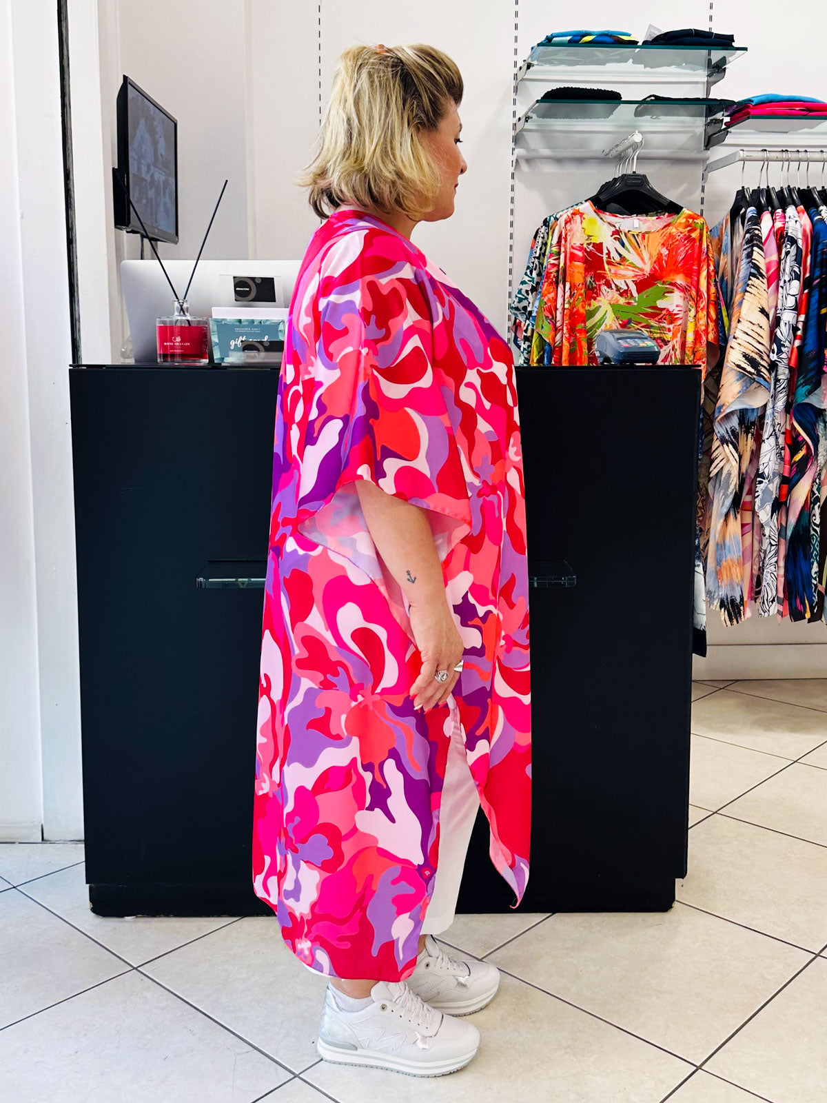 Kimono Tirami su EMMA FUCSIA