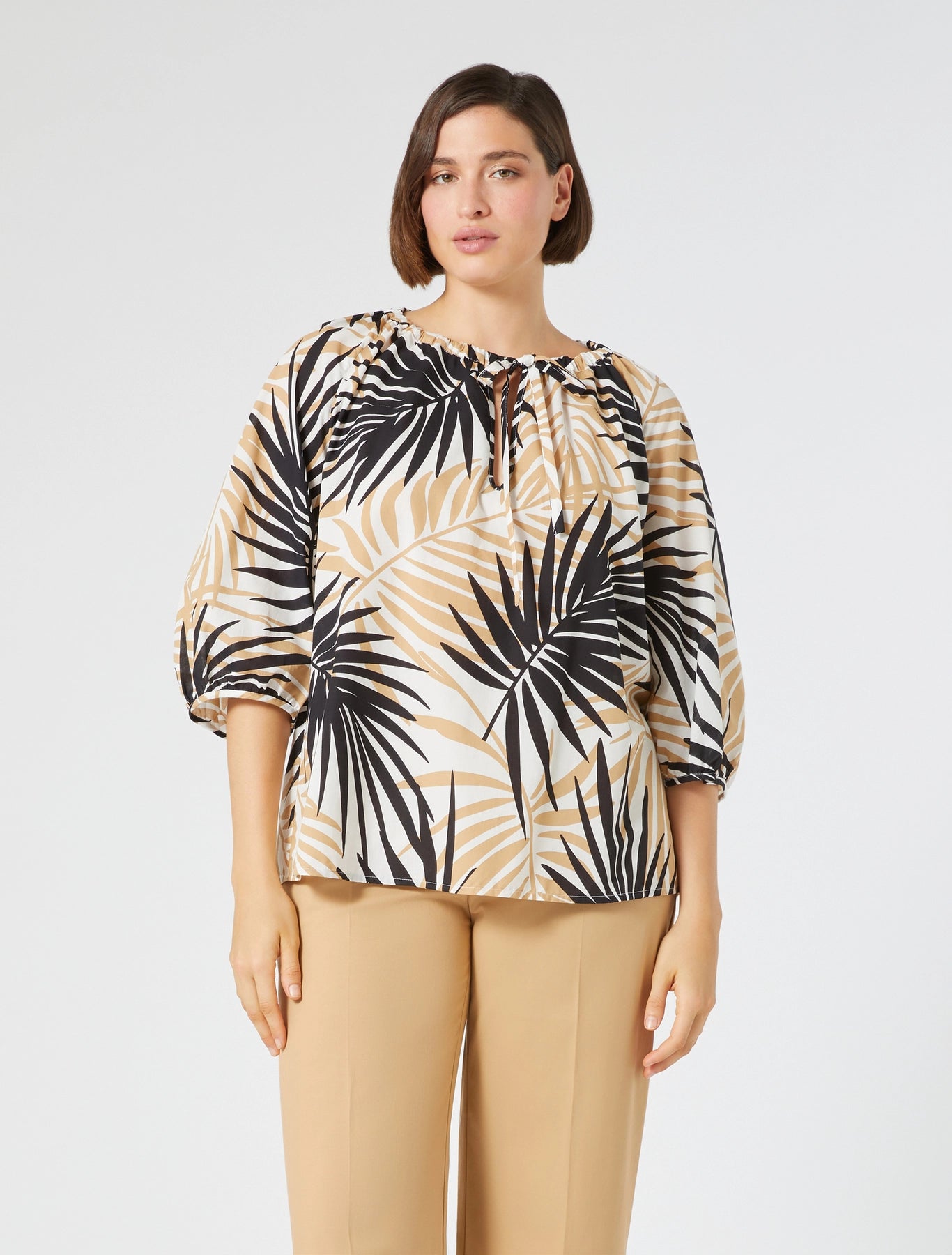 Blusa persona felce-bianco genny
