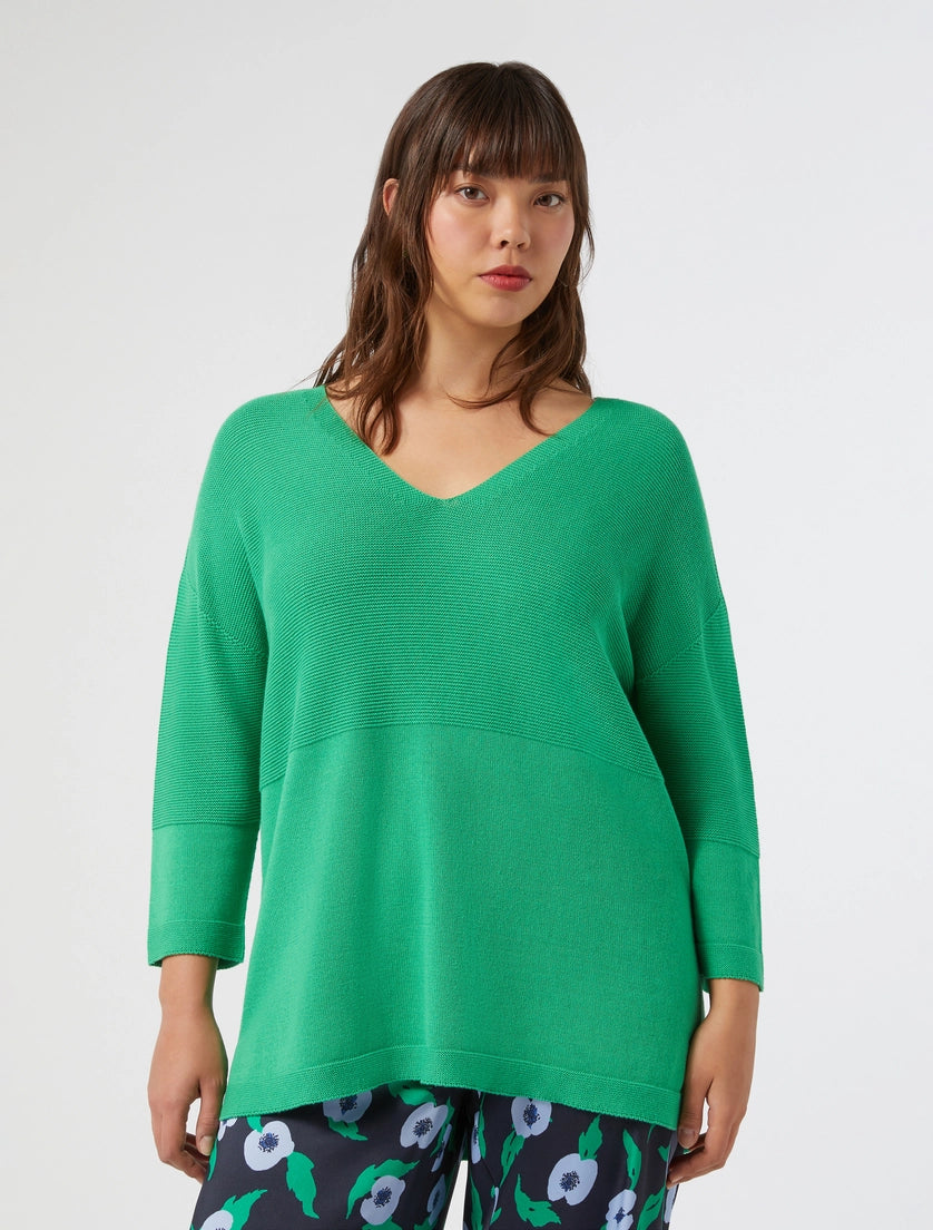 Maglia persona verde libero
