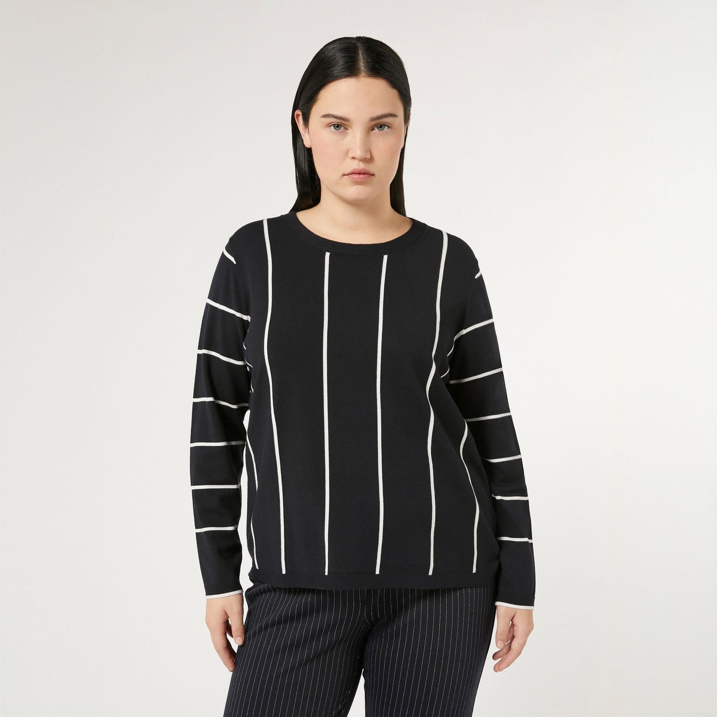 Maglia Persona By M.Rinaldi blu NERINE