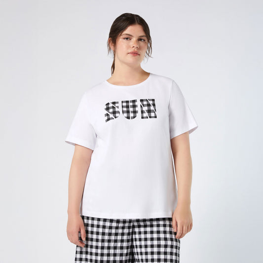 Persona t shirt bianca-nera GESTO