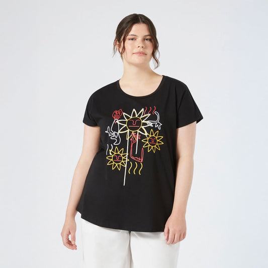 Persona t-shirt nera Glenn