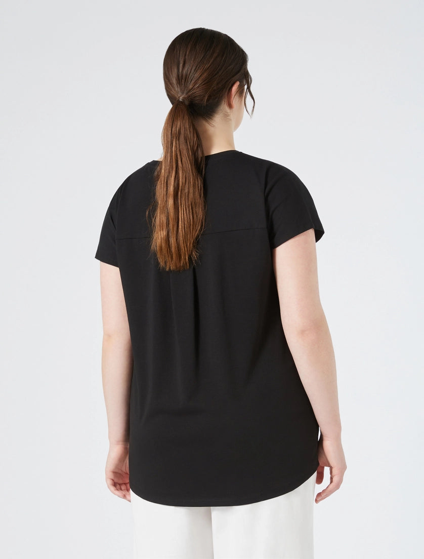 Persona t-shirt nero stampa Glenn