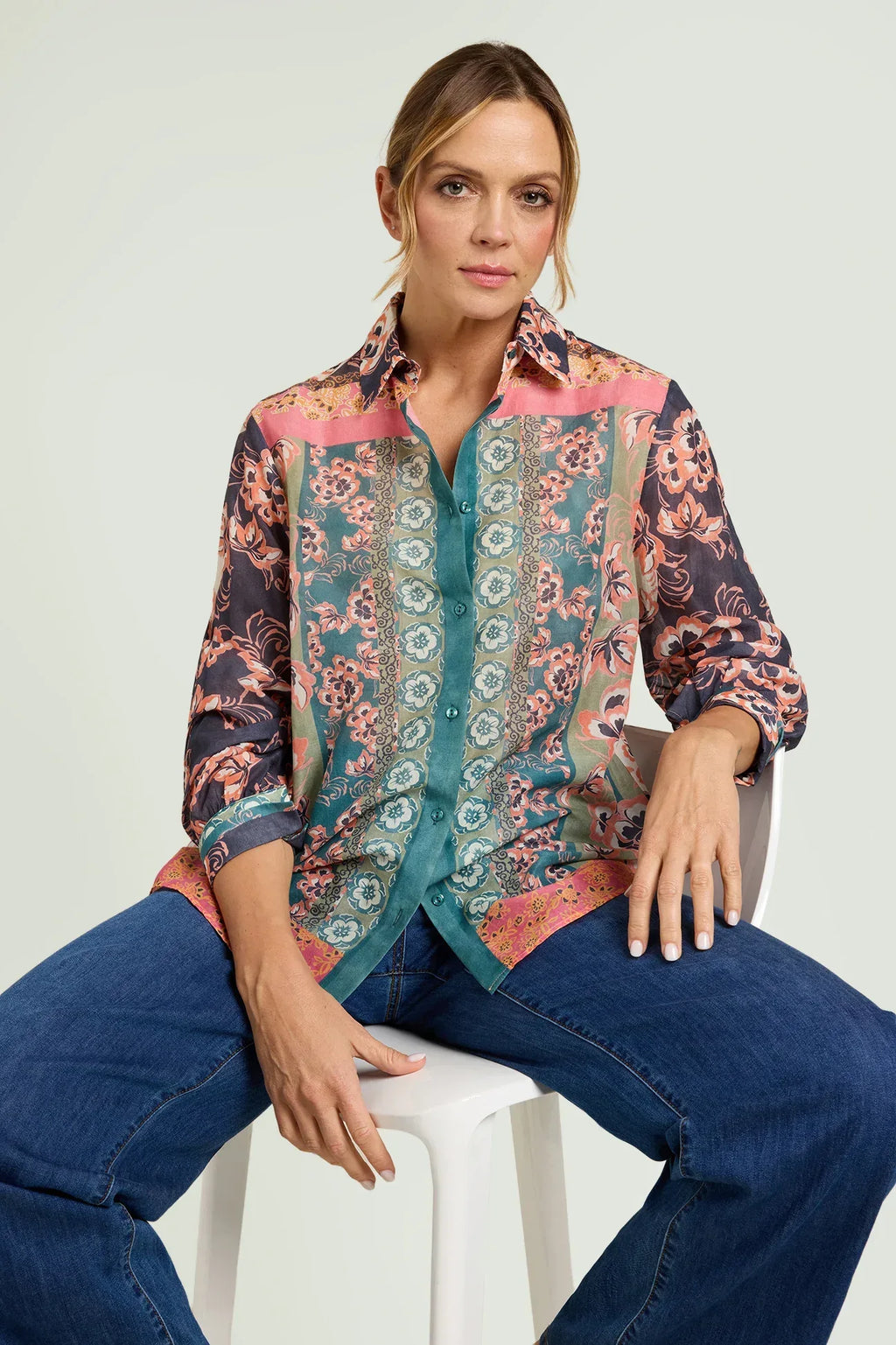 Camicia fantasia Luisa Viola 5002-01