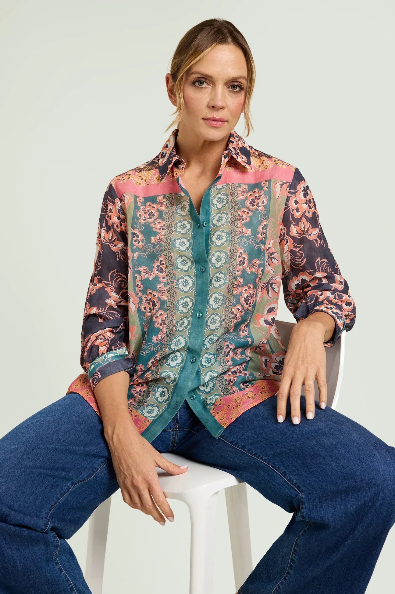 Camicia fantasia Luisa Viola 5002-01