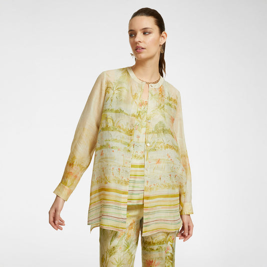 Camicia Elena Mirò beige 5012z0