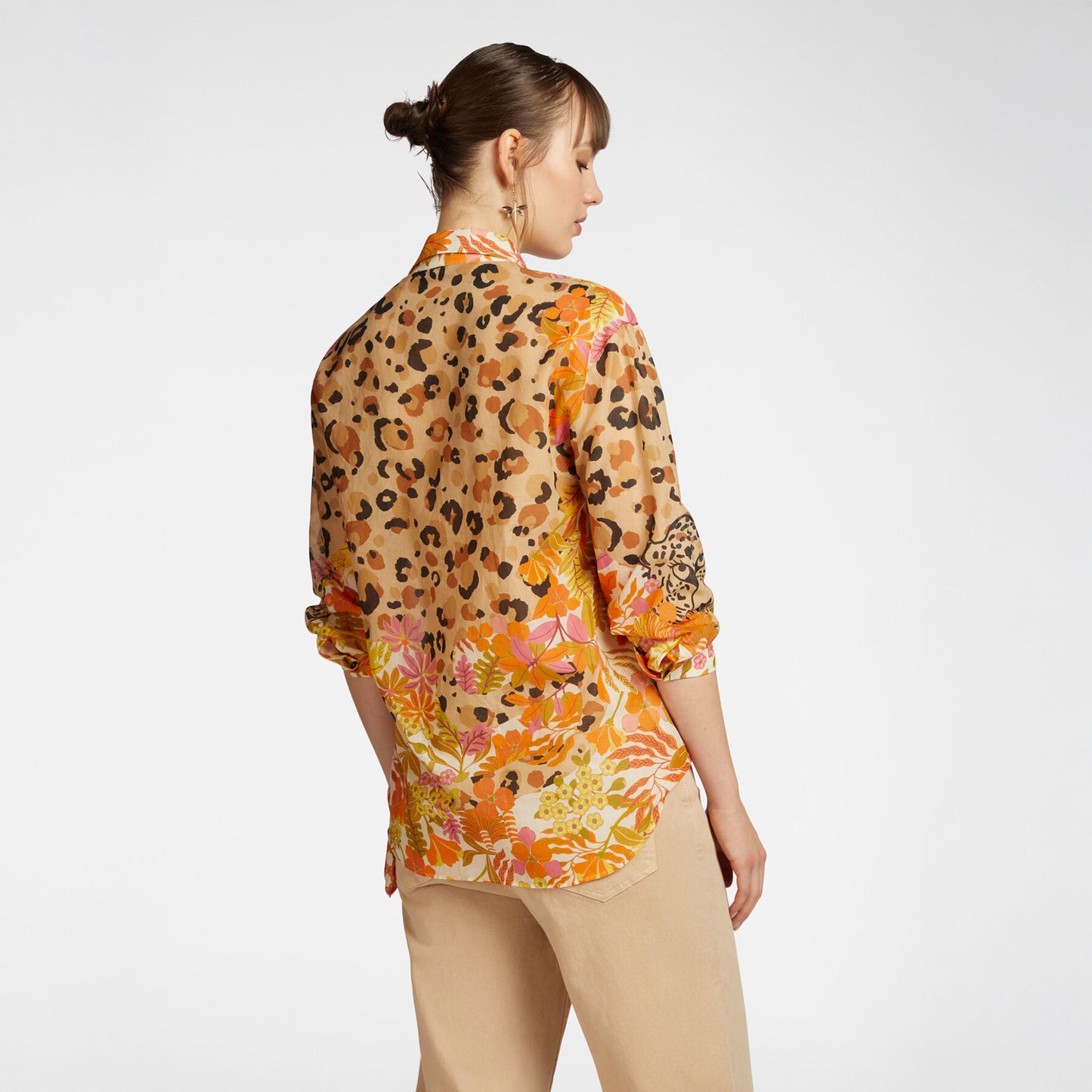 Camicia elena mirò 01 arancio 5092p4