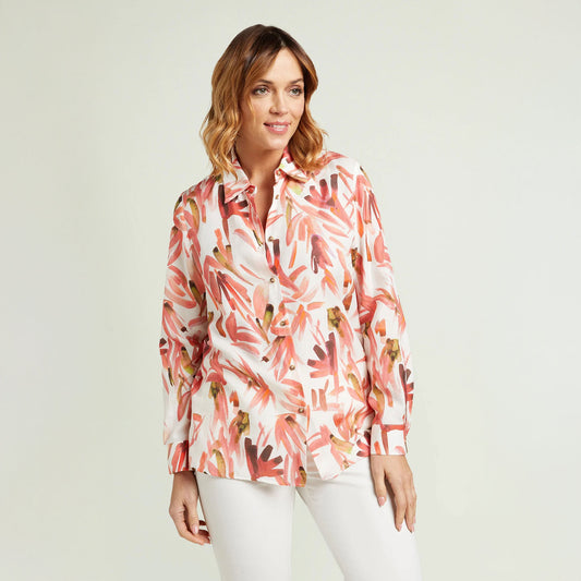 Camicia Luisa Viola rossa 5275