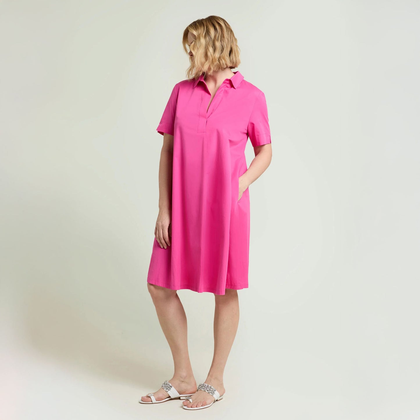 Abito luisa viola fucsia 7554f0