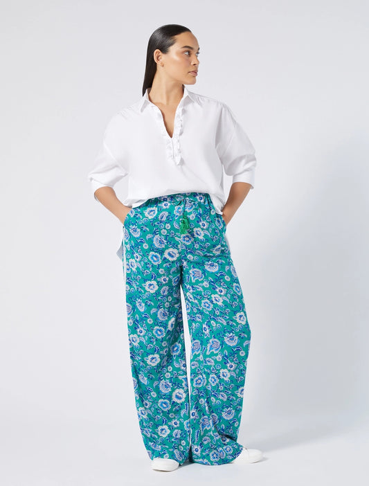 Pantaloni Marina Rinaldi Sport verdi porfido