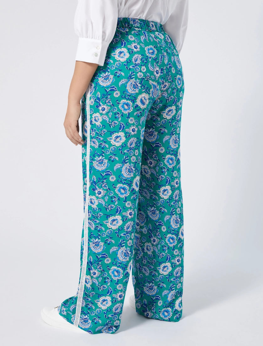 Pantaloni Marina Rinaldi Sport verdi porfido
