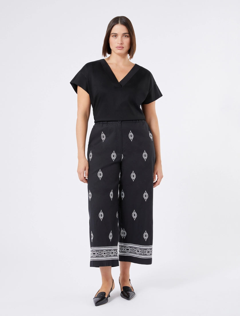 Pantaloni Marina Rinaldi Sport neri affetto