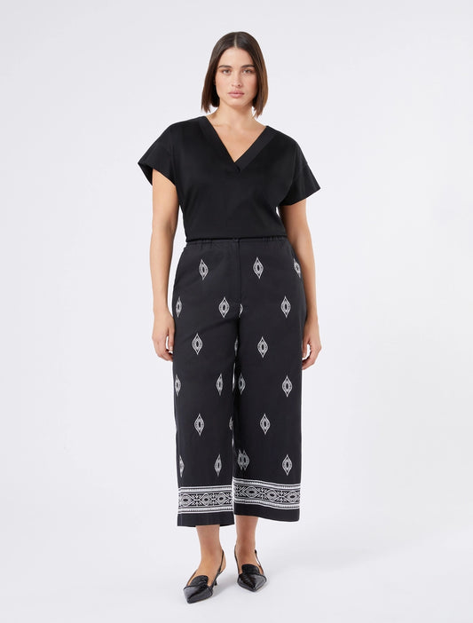 Pantaloni Marina Rinaldi Sport neri affetto