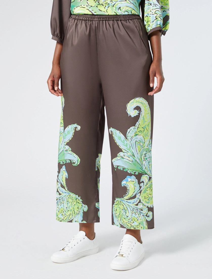 Pantaloni Marina Rinaldi Sport cioccolato wilson