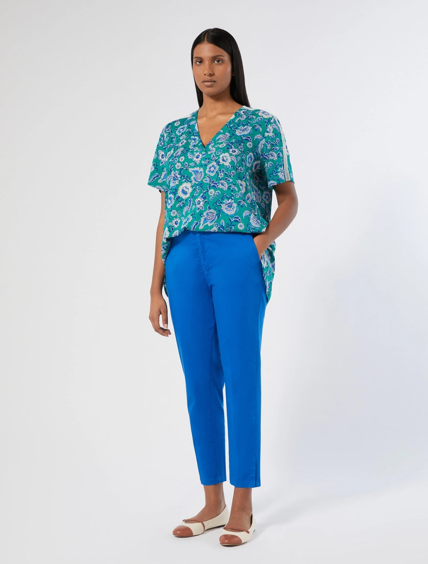 Pantaloni Marina Rinaldi Sport bluette berbice