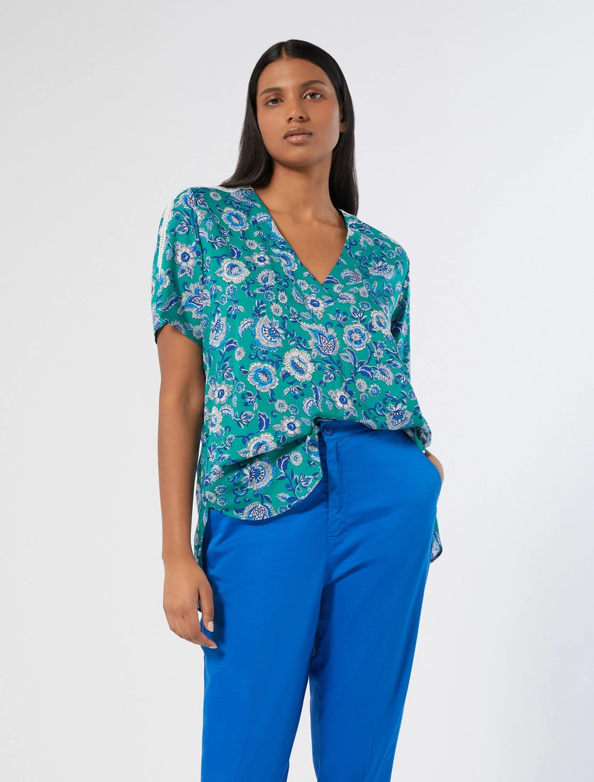Pantaloni Marina Rinaldi Sport bluette berbice