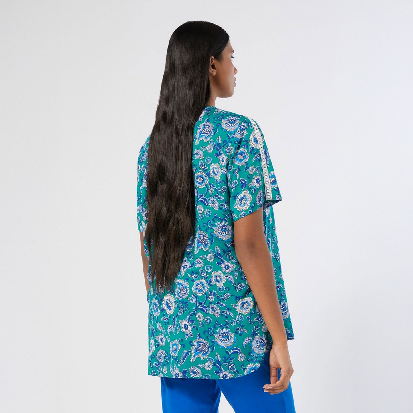 Blusa Marina Rinaldi sport verde CINESE