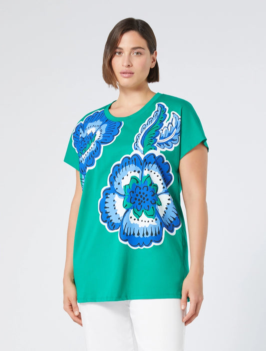 Blusa Marina Sport verde maga