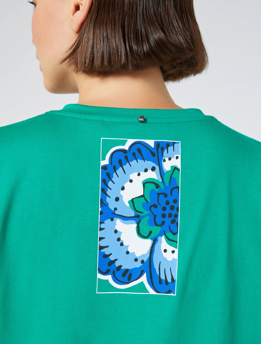 Blusa Marina Sport verde maga