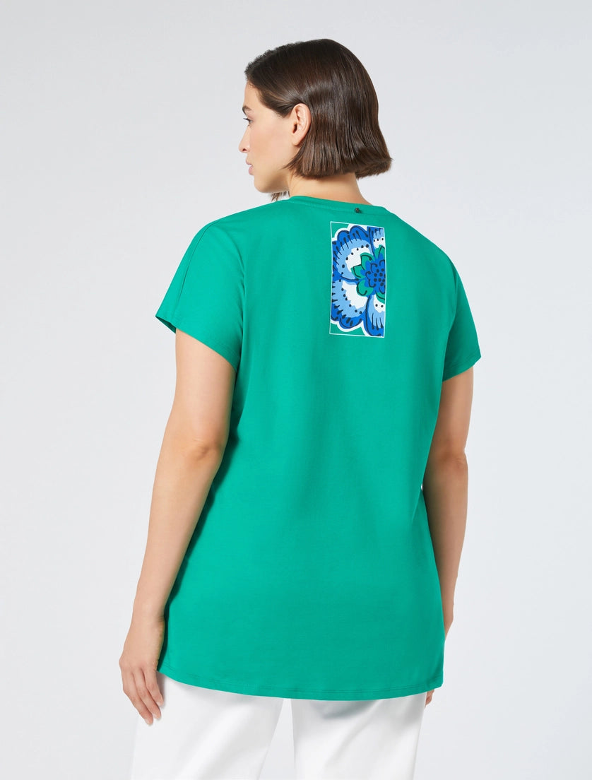 Blusa Marina Sport verde maga
