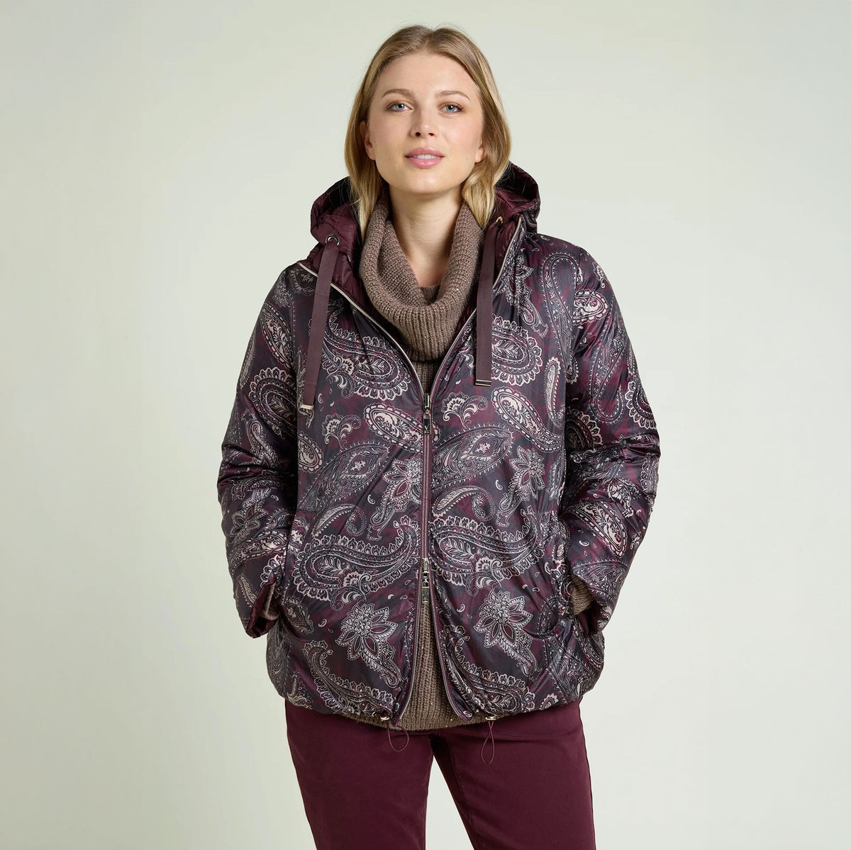 Piumino Luisa Viola F009F0-29