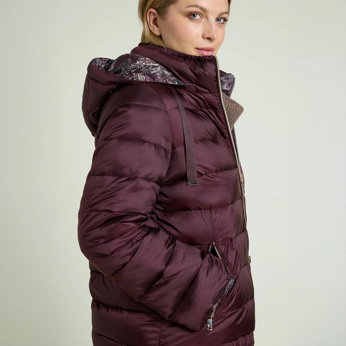 Piumino Luisa Viola F009F0-29