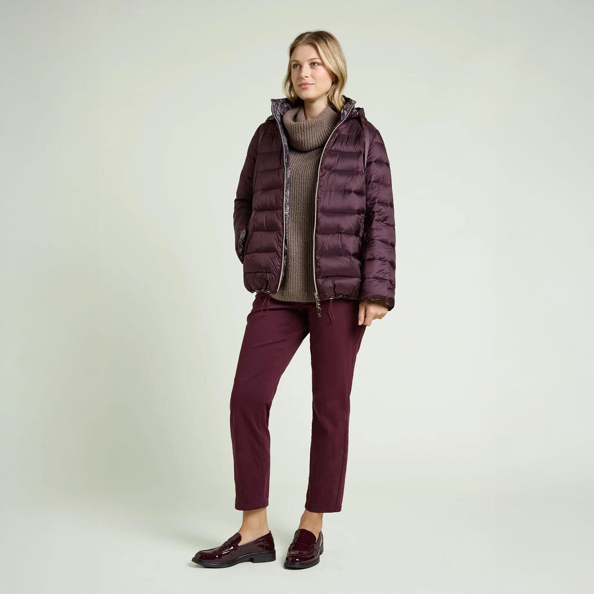 Piumino Luisa Viola F009F0-29