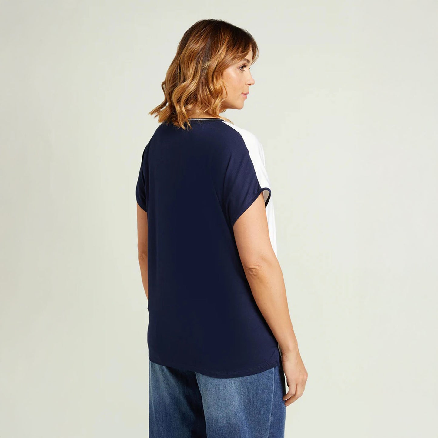 T-shirt Luisa Viola blu  g001l0