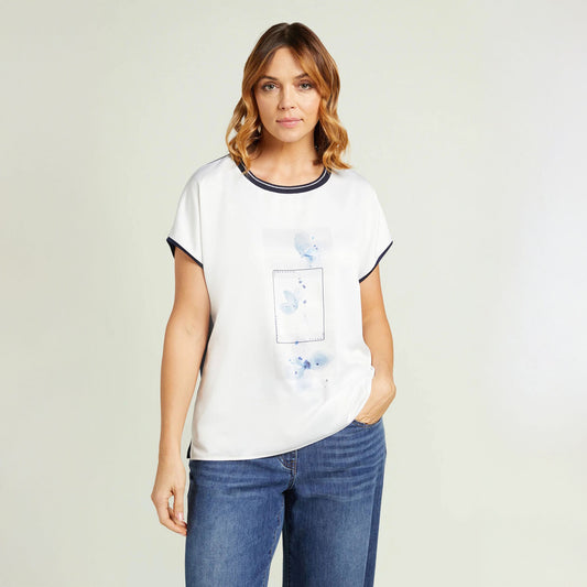 T-shirt Luisa Viola blu  g001l0