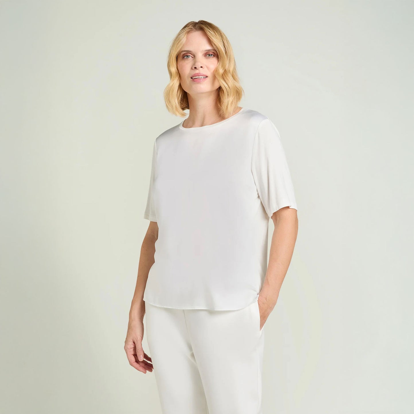 t-shirt luisa viola bianca g026l0