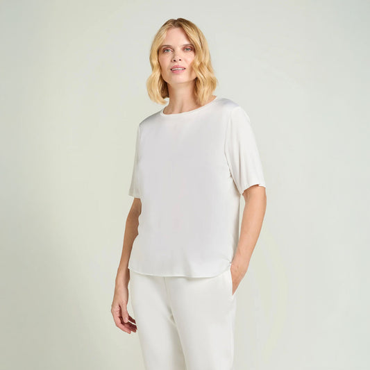 t-shirt luisa viola bianca g026l0