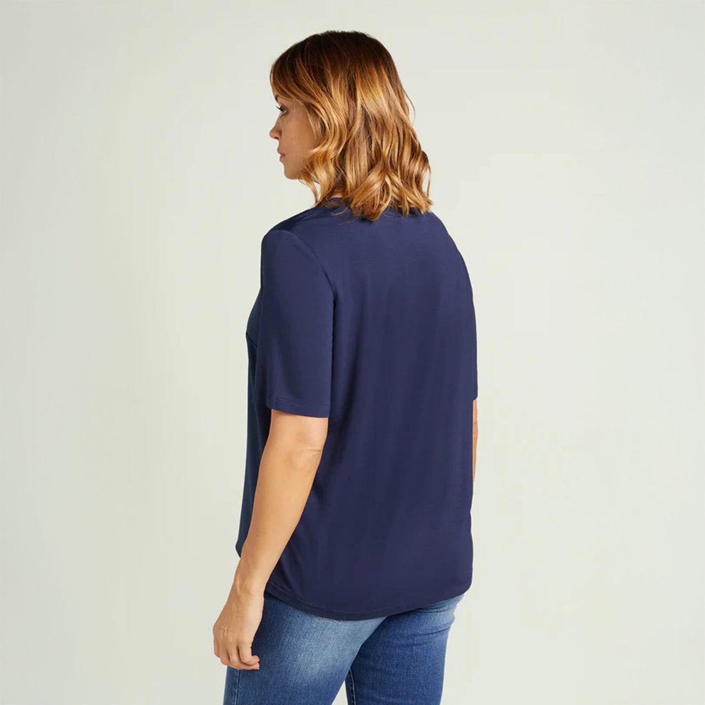 t-shirt luisa viola blu g026l0