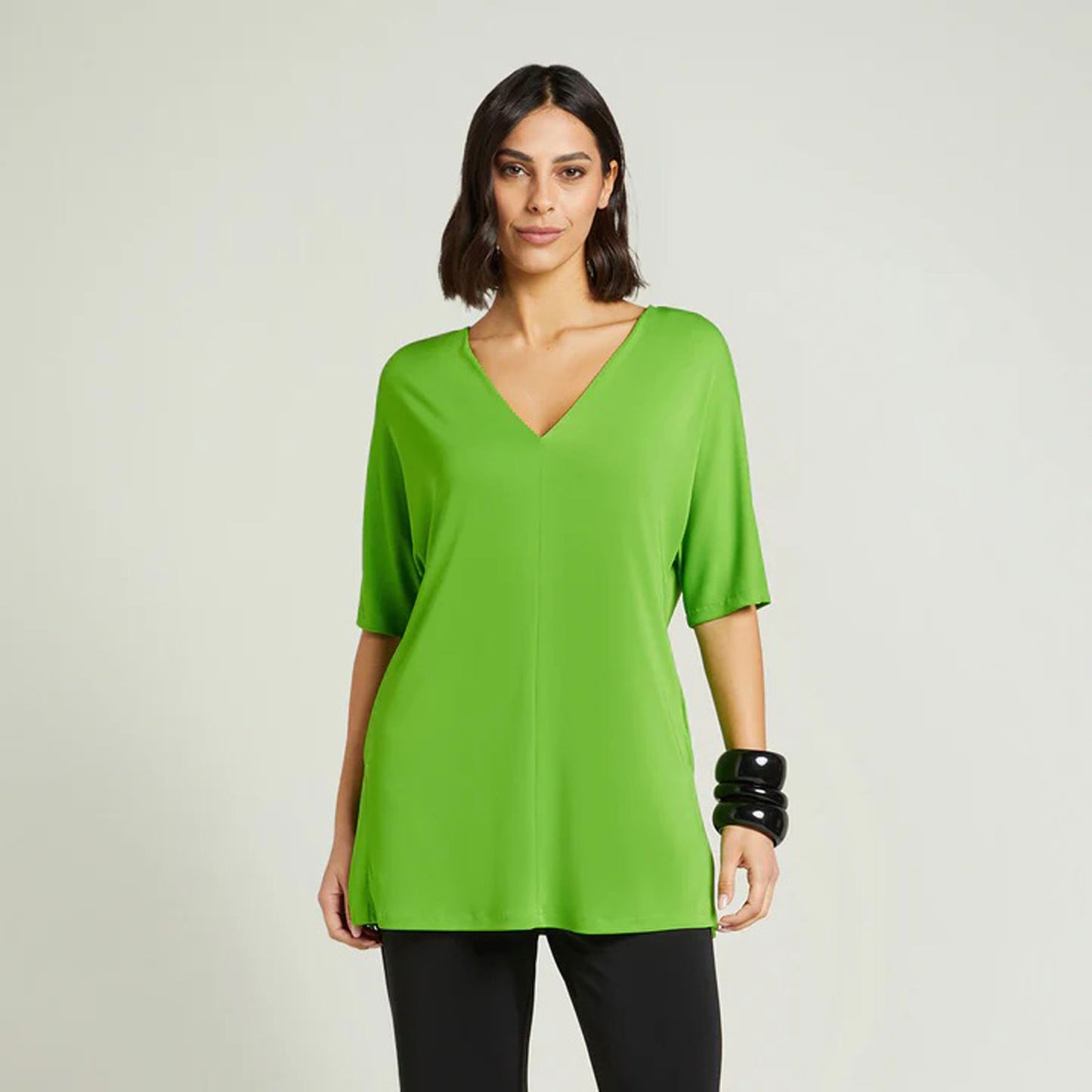 Casacca luisa viola verde g073l0