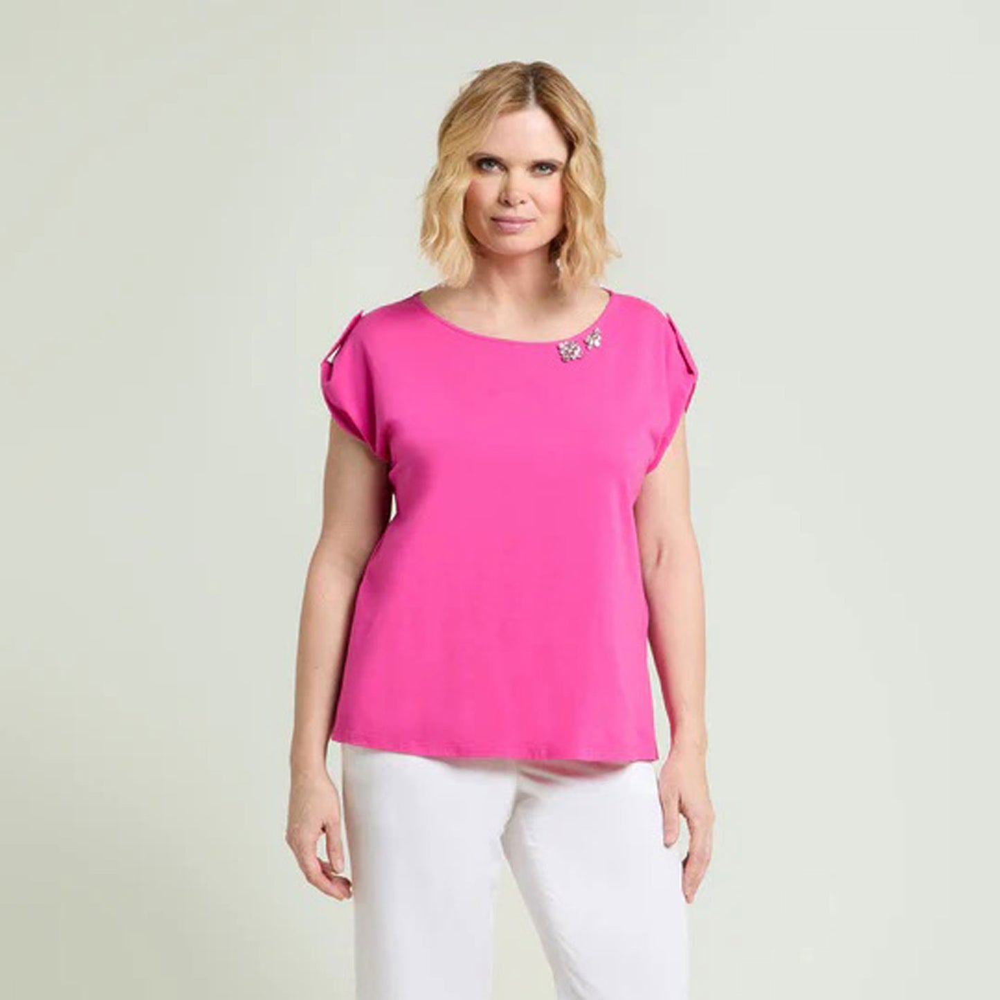 T-shirt luisa viola fucsia g127l0